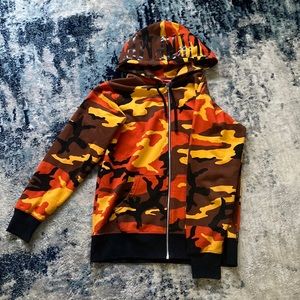 SUPREME CAMOUFLAGE ZIP UP